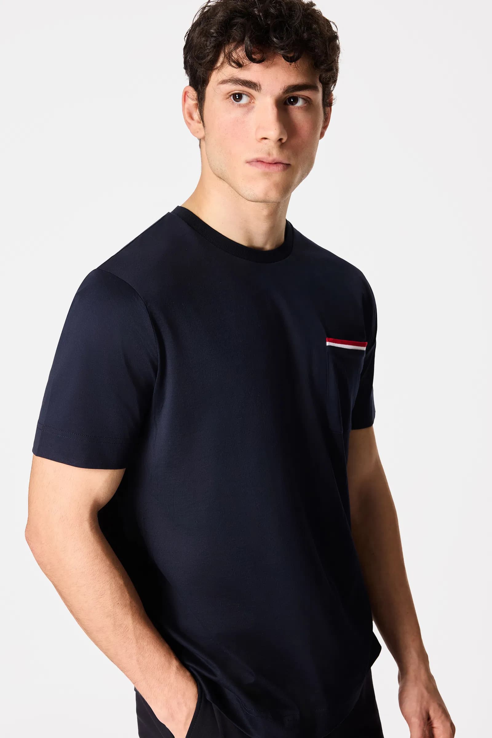 Tween Slim Fit Lacivert T-shirt görsel 4