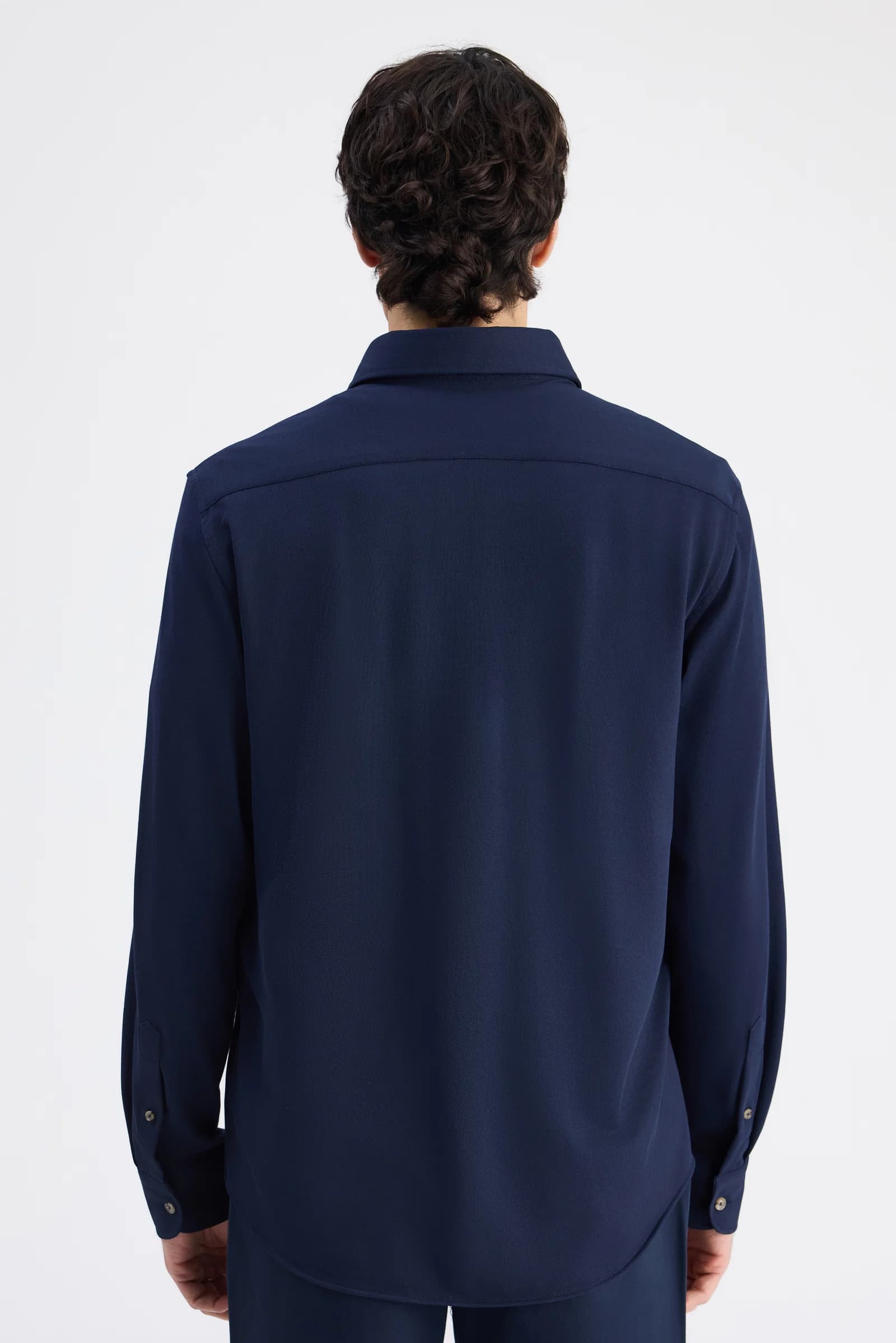 Ds Damat Comfort Lacivert Oxford Gömlek görsel 3