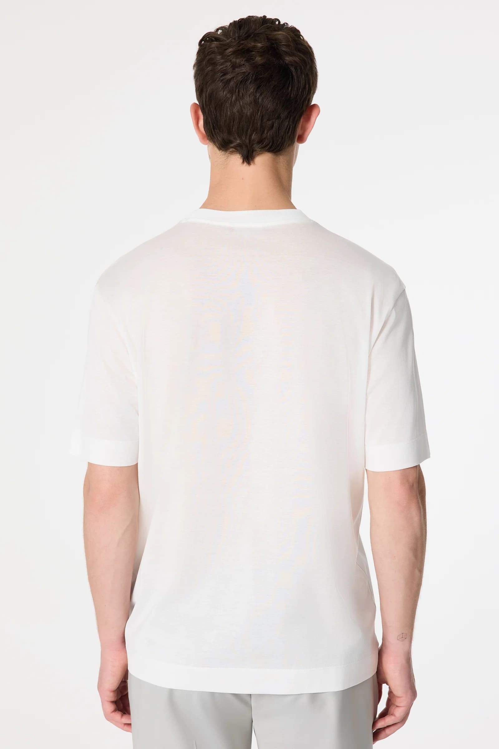 Damat Regular Fit Ekru T-shirt görsel 3