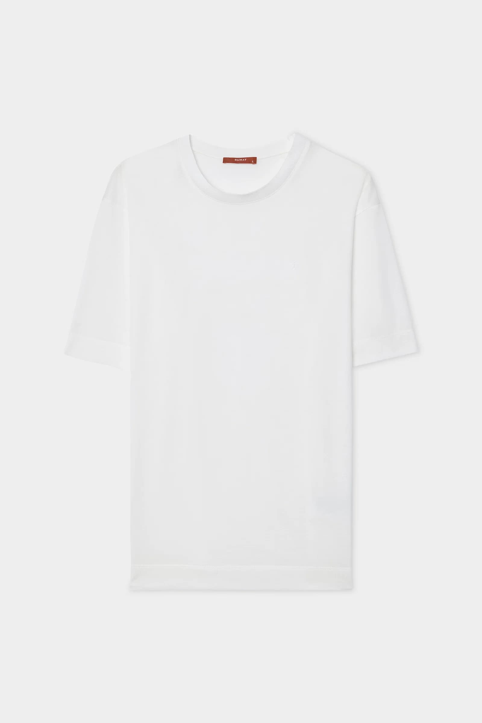Damat Regular Fit Ekru T-shirt görsel 5